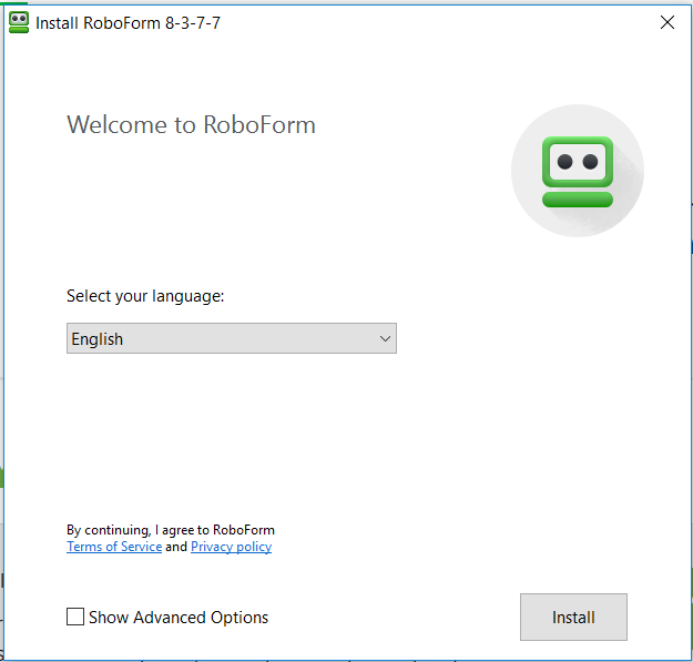 roboform manual download